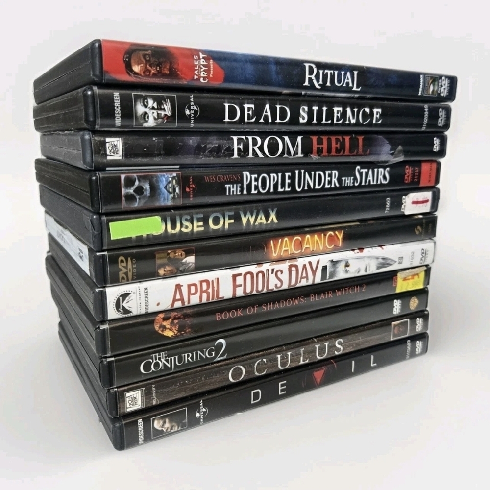 Horror DVD's 11 Pre-owned Titles Including Devil, Dead Silence, House Of Wax